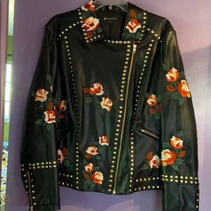 INC faux leather jacket.